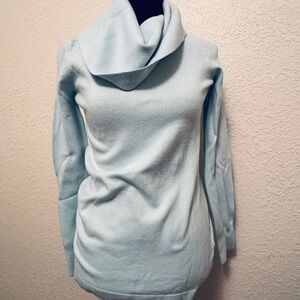 French Connection Mint Green Cowl Neck Sweater